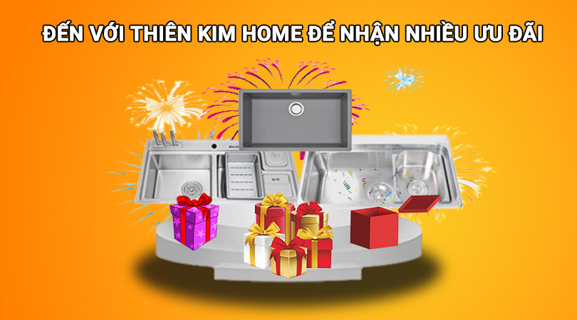 Ưu đãi dành cho khách hàng khi mua bồn rửa Malloca tại Thiên Kim Home